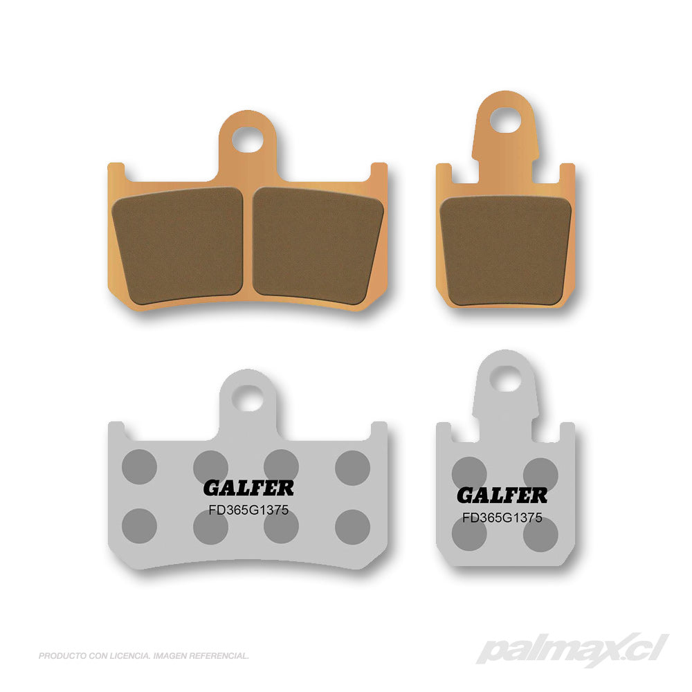 Pastillas de freno delanteras sinterizadas sport FD365-G1375 (Yam) | Galfer